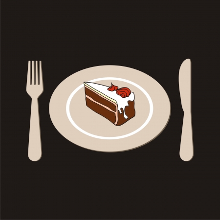 Piece of cake, vectorのイラスト素材
