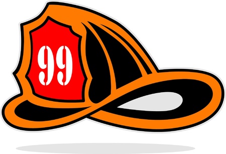 fireman helmet のイラスト素材