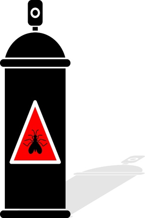 A can of bug spray  のイラスト素材
