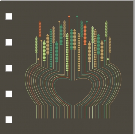 Floral ornament   love   のイラスト素材