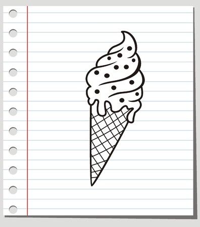 vector ice creamのイラスト素材