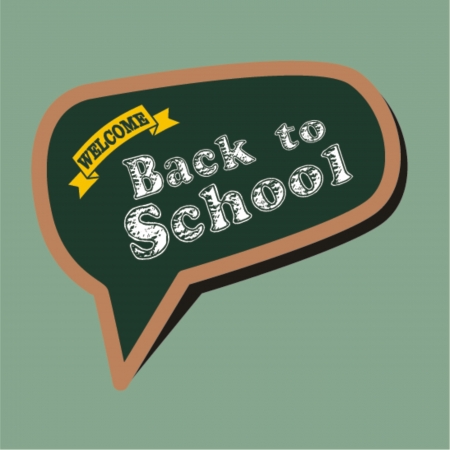 Welcome back to school, vector illustration  のイラスト素材