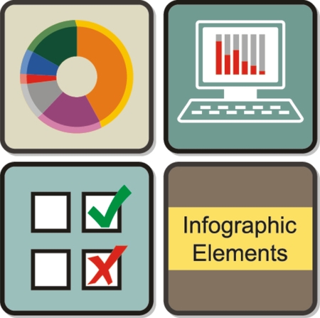 infographic elementsのイラスト素材