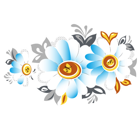 Bouquet of chamomilesのイラスト素材