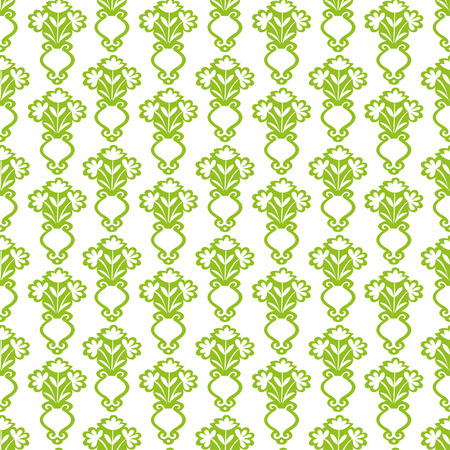 Flowers in a vase. Seamless pattern. Vector illustration for backgroundsのイラスト素材