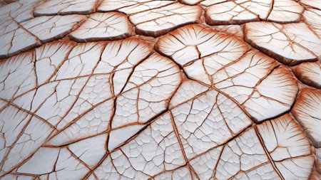 Dry cracked earth background. Dry cracked earth texture. Global warming concept.の素材