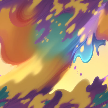abstract background with colorful splashes of paint, vector illustration.の素材