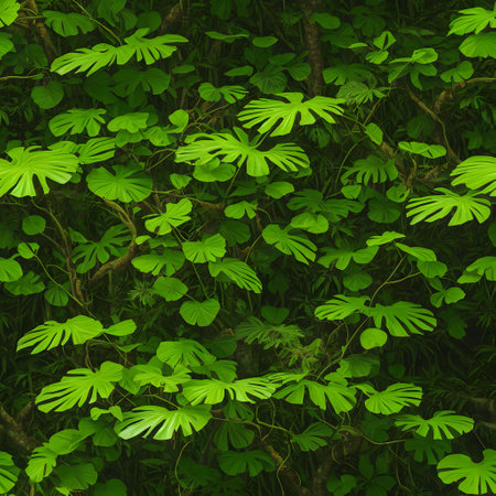 Green leaves background. Green leaves pattern. Green leaves texture. Green leaves background.の素材