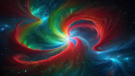 Abstract fractal. Fractal art background for creative design. Decoration for wallpaper, desktop, poster, cover booklet. Print for clothes, t-shirts. Creative illustration for designの素材