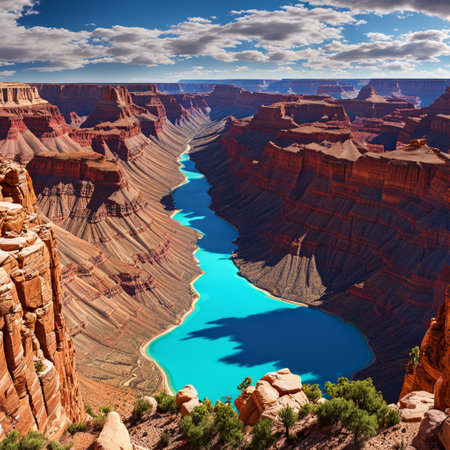 Beautiful view of the Grand Canyon National Park, Arizona, USAの素材