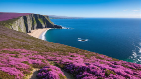 Cliffs of Moher, Durdle Door, Dorset, UKの素材