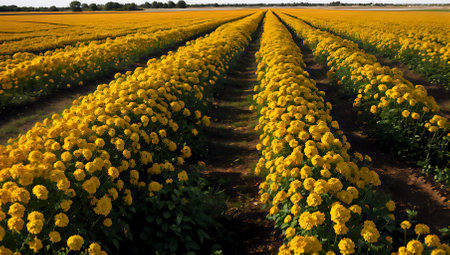 sunflower field sunflower field sunflower field Sunflower field with sunflowersの素材