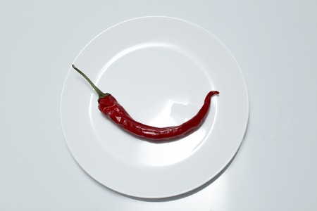 burning fiery red pepper seasoningの写真素材