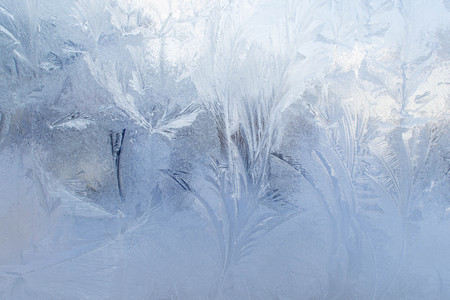 Frosty pattern dofの写真素材