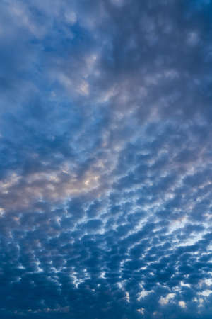 Amazing clouds in the sky before sunset