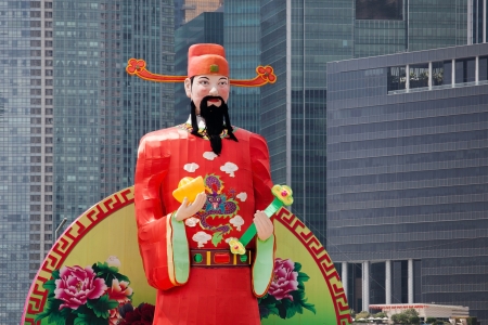 Chinese New years celebration in central Singapore, South East Asiaのeditorial素材