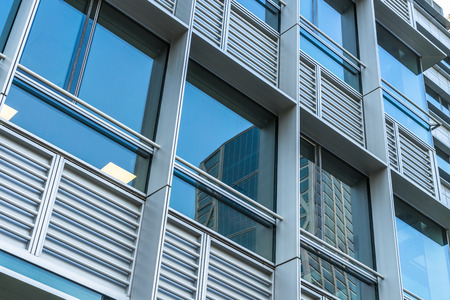detail glass building background