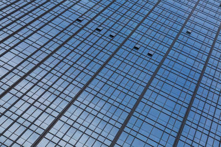 Urban abstract - windowed corner of office building