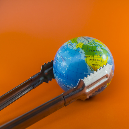 The world with catching with cooking equipment.の写真素材