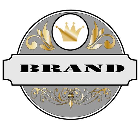 drawing   with elements of plants, curls in the baroque styleのイラスト素材