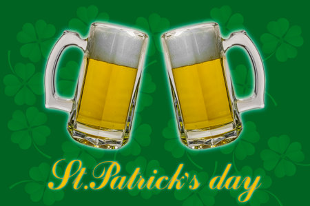 Composition to the St. Patrickの写真素材