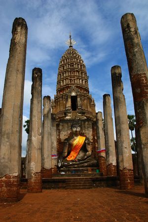 Ancient budha templeの写真素材