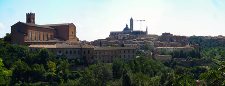 View ancient town in Sicilyの写真素材