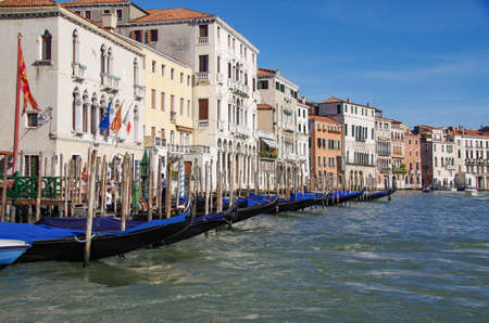 Grand Canal in Venice.の写真素材
