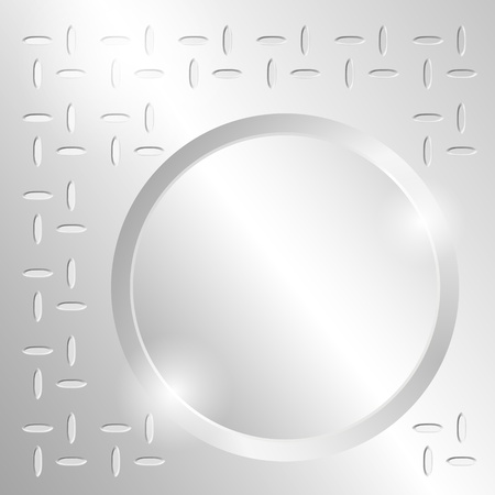 Metal background with circles のイラスト素材