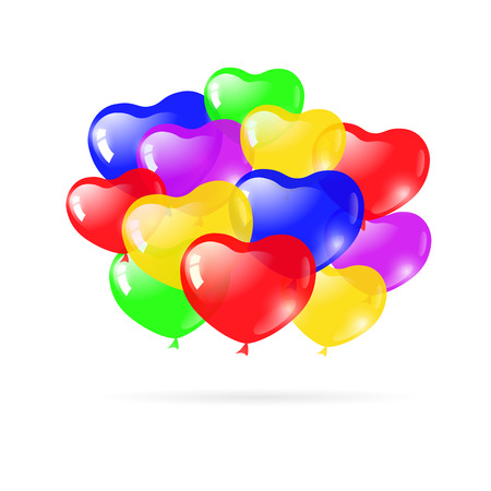 Beautiful party balloons. のイラスト素材