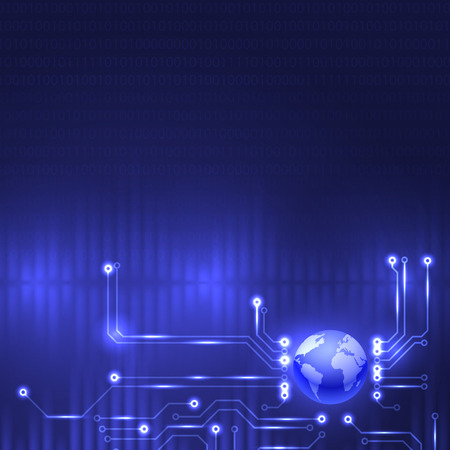 Abstract design technology background.のイラスト素材