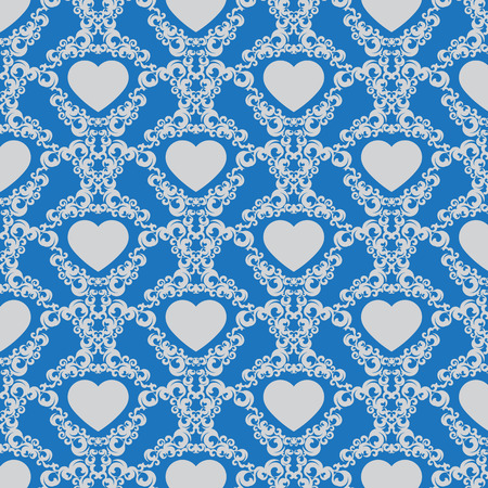 Vintage background with heart  のイラスト素材