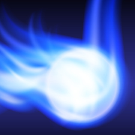 Abstract background with sphere of fire. のイラスト素材
