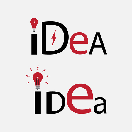 Idea text. Element for . vector.のイラスト素材