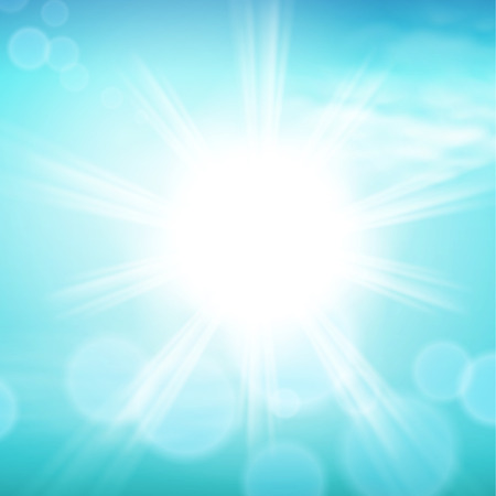 Sunny day background. EPS10 vector.のイラスト素材