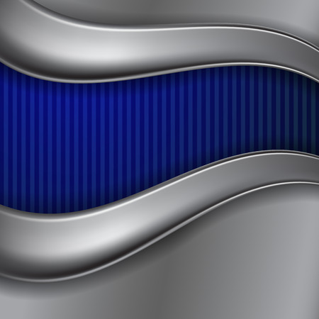 Metal blue background with place for text. Pattern for your business design. EPS10 Vector.のイラスト素材