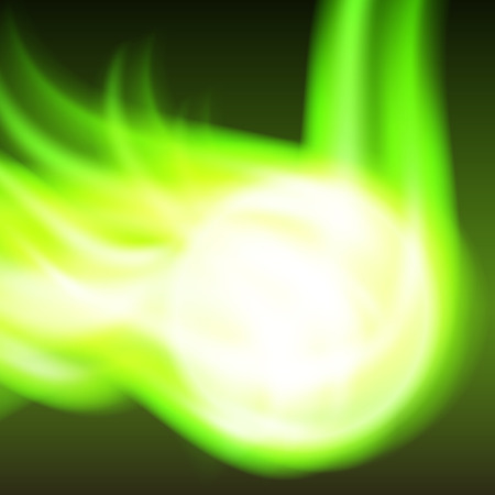 Abstract green fire background. EPS10 vector.のイラスト素材