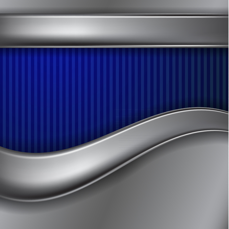 Metal blue background with place for text. Pattern for your business design. EPS10 Vector.のイラスト素材