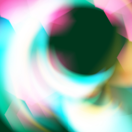 Cyan polygonal illustration consist of hexagonal elements. Triangular pattern for your business design. Geometric background with gradient.のイラスト素材