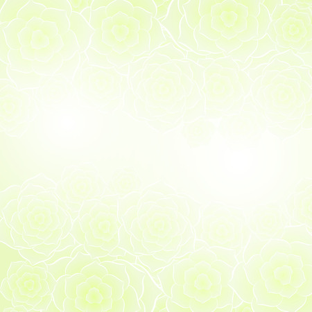 Beautiful green rose flower background.のイラスト素材