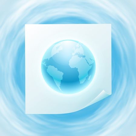 Background with globe.のイラスト素材