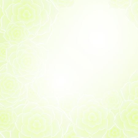 Beautiful green rose flower background.のイラスト素材