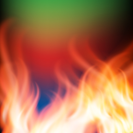 Abstract rainbow fire backgroundの写真素材