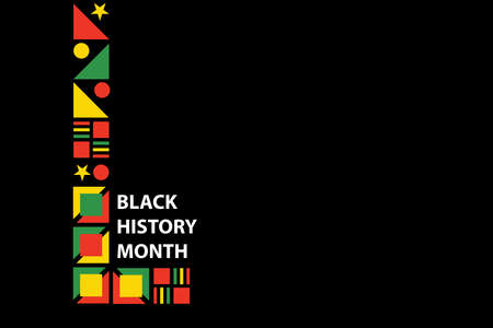 Black history month social media post. Celebrating black history month.のイラスト素材