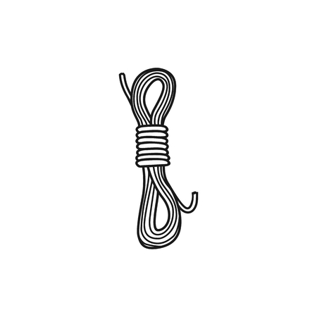 Rope illustration for natural item, with detailedのイラスト素材