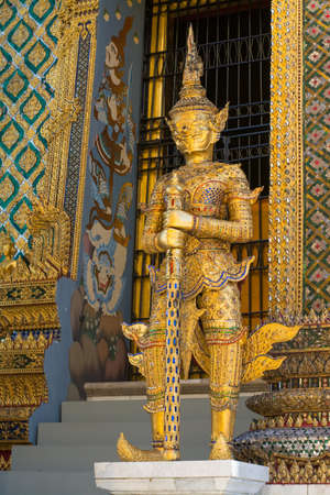 golden giant security guard infront of golden temple