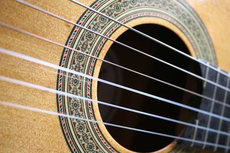 classical guitarの写真素材