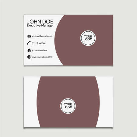 Luxury business card design template Modern business card design - vectorのイラスト素材