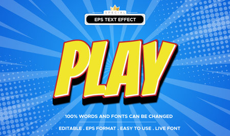 Play Game Editable Text Effectのイラスト素材