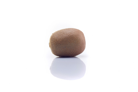 Kiwi Fruit isolated over the white backgroundの写真素材